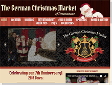 Tablet Screenshot of germanchristmasmarket.org